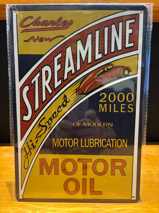 STREAMLINE  サインボード　メタルサイン　A4