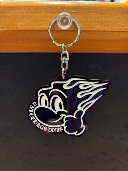 UNITED KUSTOMS 「MERAMERA  BOY」アクリルキーホルダー