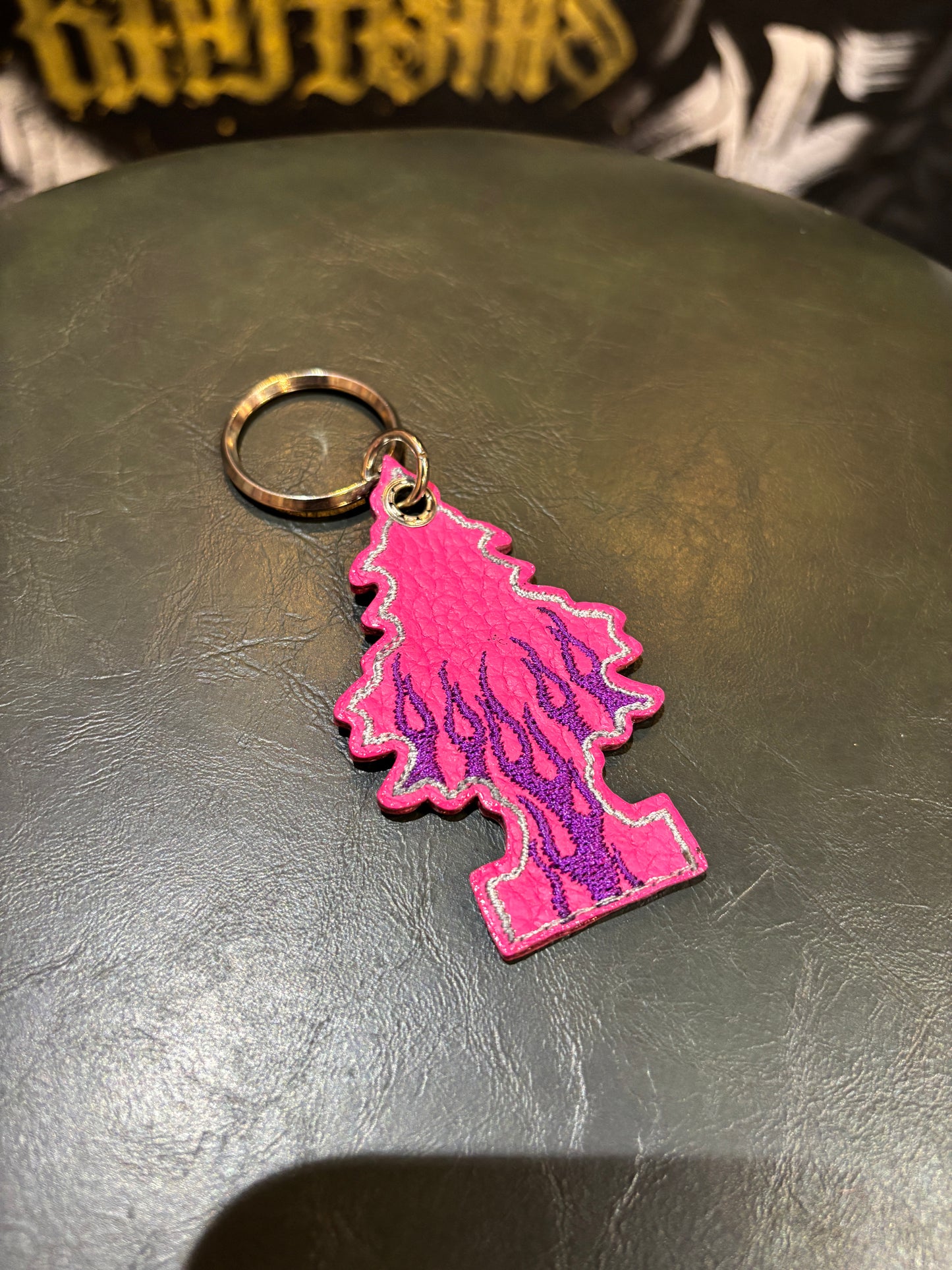 DINER  RACER 「Genuine Leather Soul Charm」ハンドメイドキーホルダー　