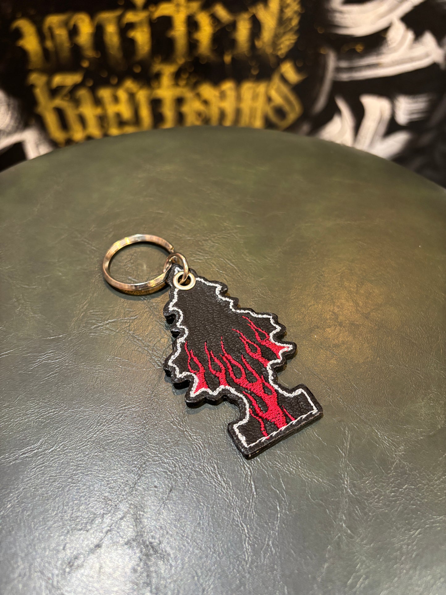 DINER  RACER 「Genuine Leather Soul Charm」ハンドメイドキーホルダー　