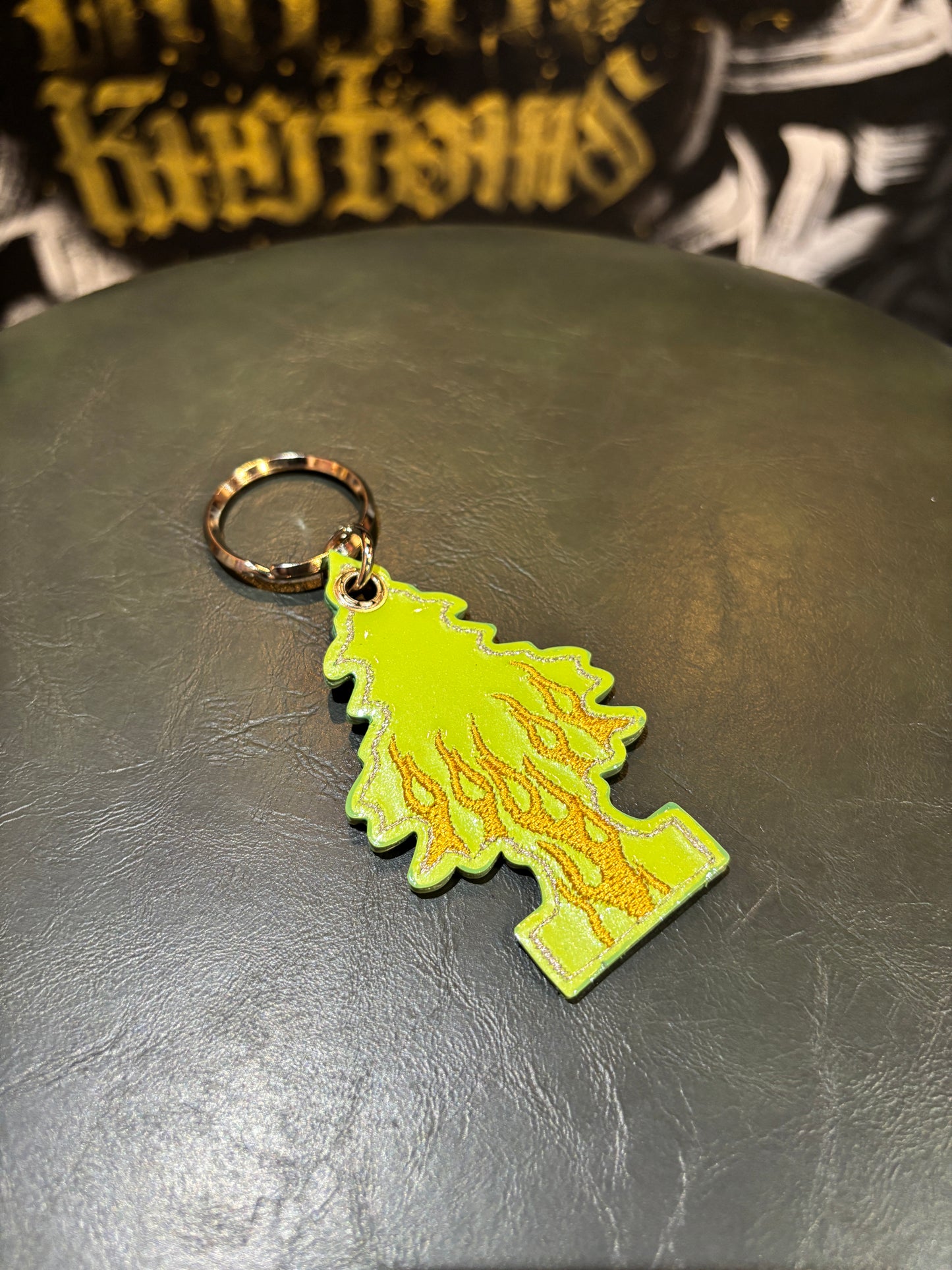 DINER  RACER 「Genuine Leather Soul Charm」ハンドメイドキーホルダー　