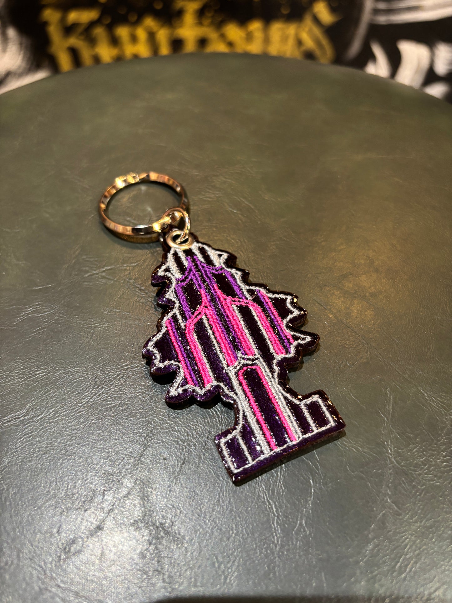 DINER  RACER 「Genuine Leather Soul Charm」ハンドメイドキーホルダー　