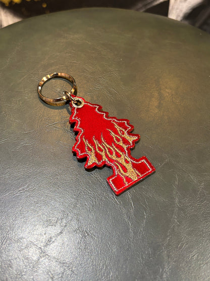 DINER  RACER 「Genuine Leather Soul Charm」ハンドメイドキーホルダー　