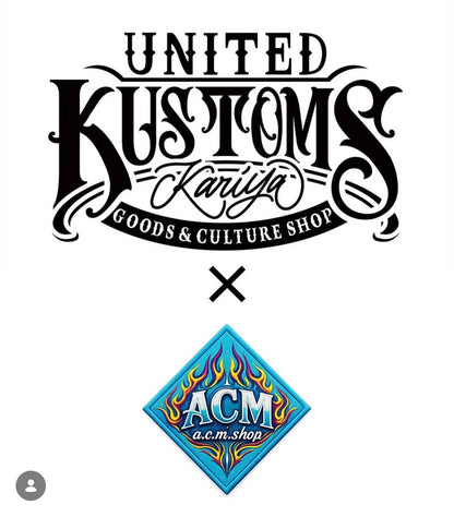 A.C.M SHOP 「FLAMES SHOES」BLUE