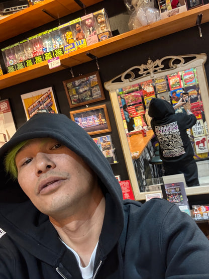 UNITED KUSTOMS オリジナルジップアップパーカー「Kamikaze  Hoodie」