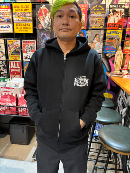 UNITED KUSTOMS オリジナルジップアップパーカー「Kamikaze  Hoodie」