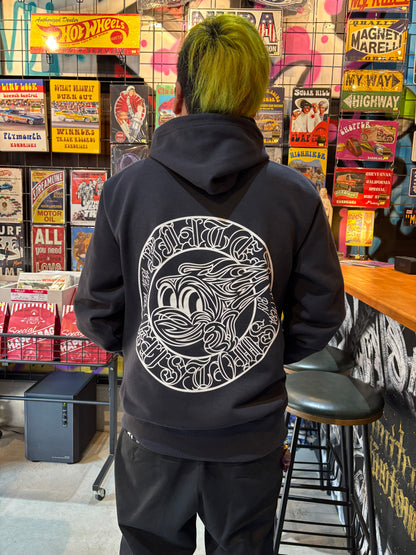 UNITED KUSTOMS「MERAMERA BOY Pinstripe Hoodie」