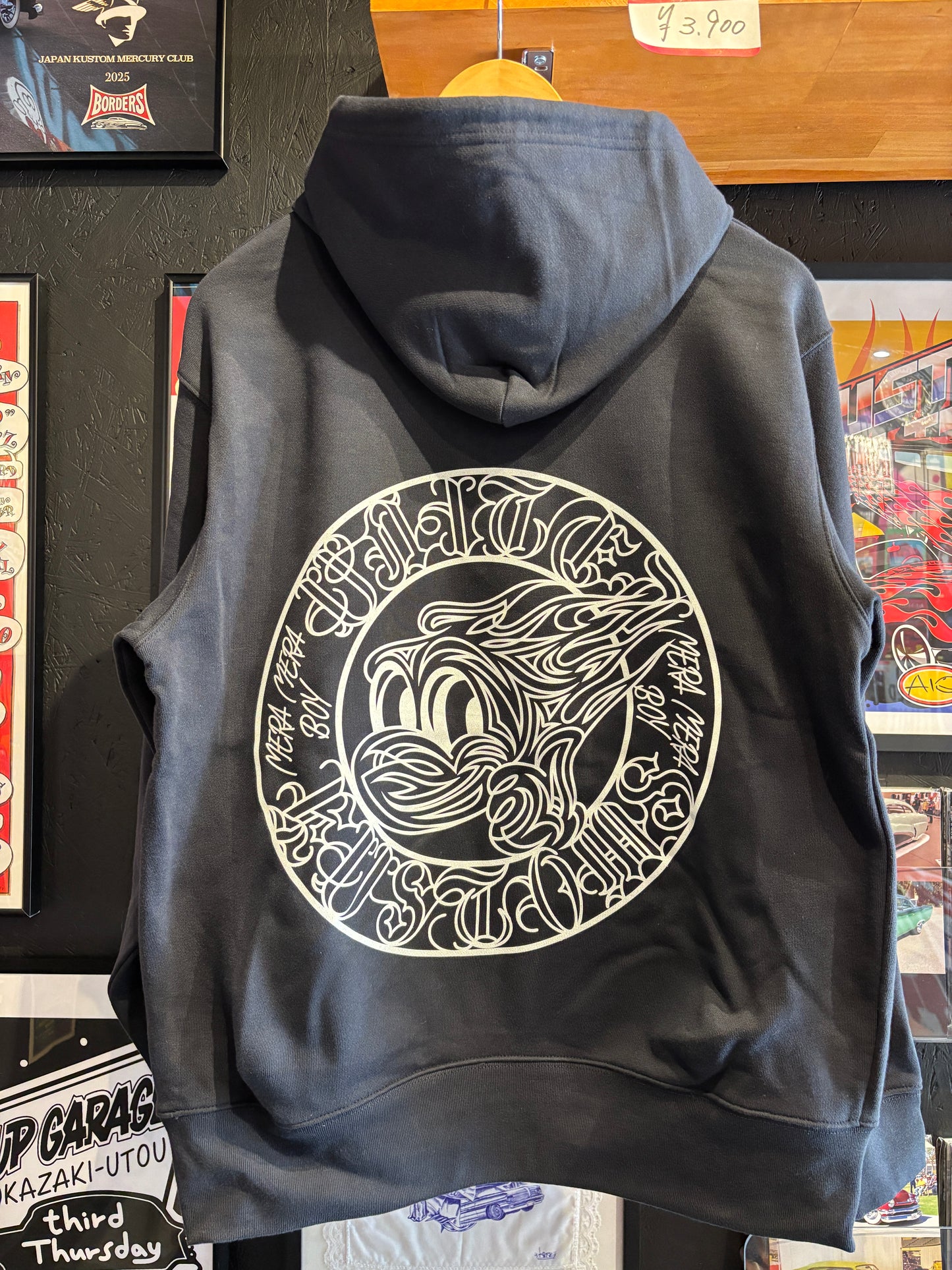 UNITED KUSTOMS「MERAMERA BOY Pinstripe Hoodie」