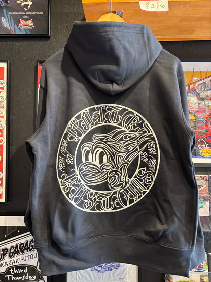 UNITED KUSTOMS「MERAMERA BOY Pinstripe Hoodie」