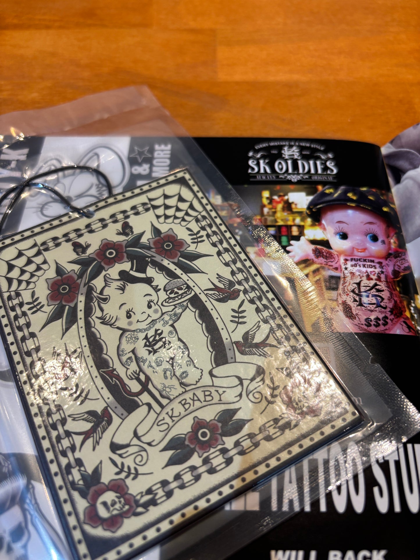 SK OLDIES オリジナル エアフレッシュナー "SK BABY"