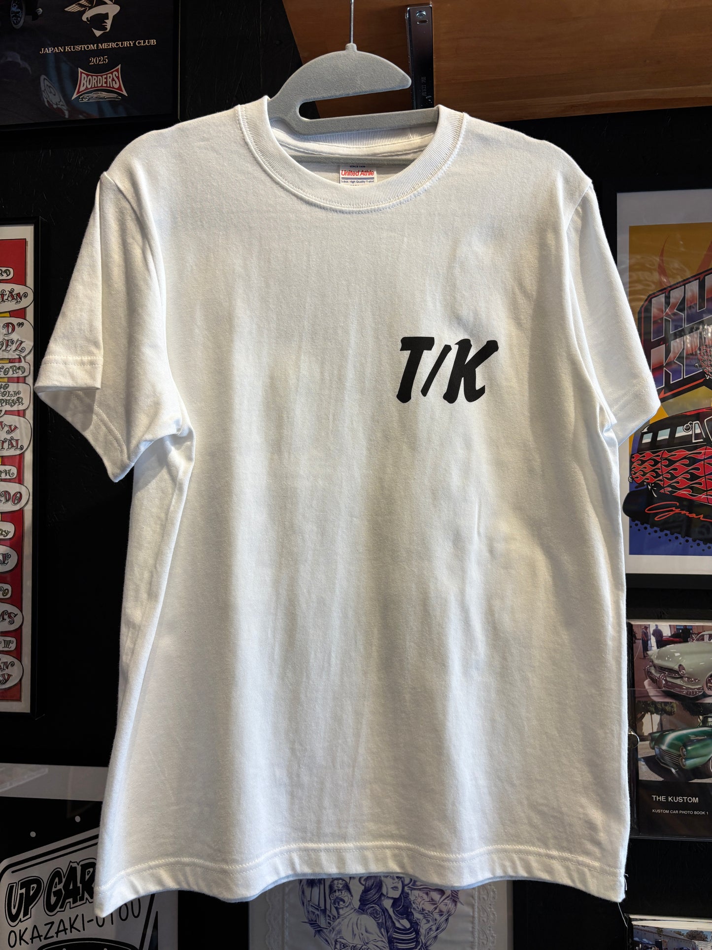 THE KALIFORNIA「KUSTOM KULTURE WORD TEE」THE NASH.氏監修「T/K」ホワイト