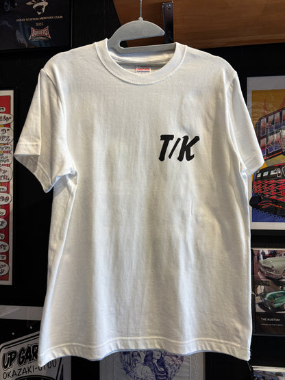 THE KALIFORNIA「KUSTOM KULTURE WORD TEE」THE NASH.氏監修「T/K」ホワイト