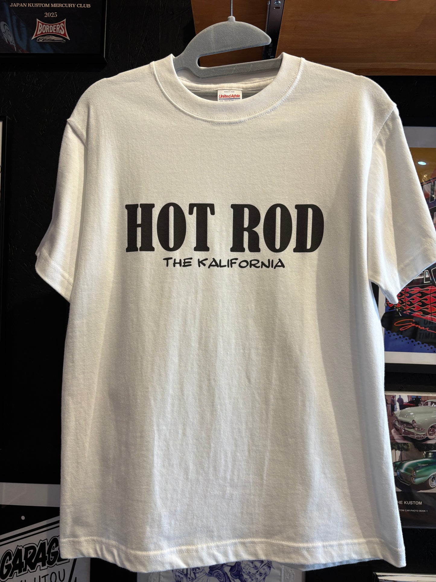 THE KALIFORNIA「KUSTOM KULTURE WORD TEE」THE NASH.氏監修「HOT ROD」ホワイト
