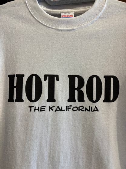 THE KALIFORNIA「KUSTOM KULTURE WORD TEE」THE NASH.氏監修「HOT ROD」ホワイト