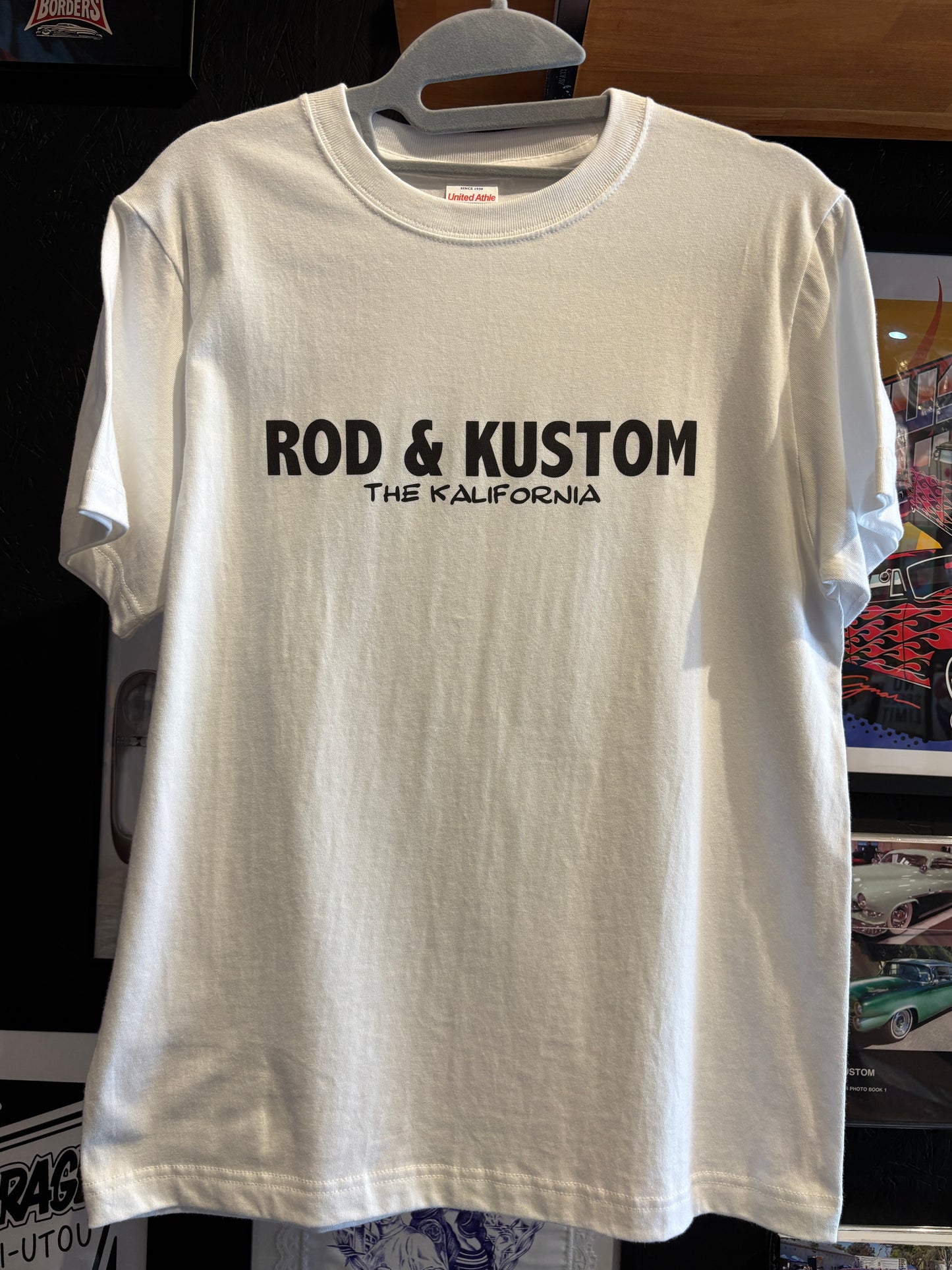 THE KALIFORNIA「KUSTOM KULTURE WORD TEE」THE NASH.氏監修「R＆K」ホワイト
