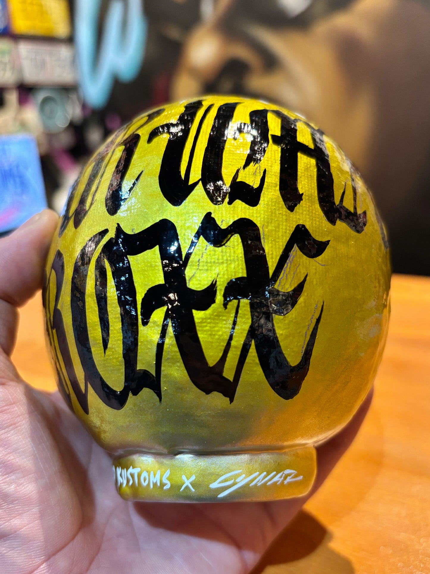 CYNAR × UNITED KUSTOMS 「DARUMA ROXX」3rd  C.YELLOW/BW