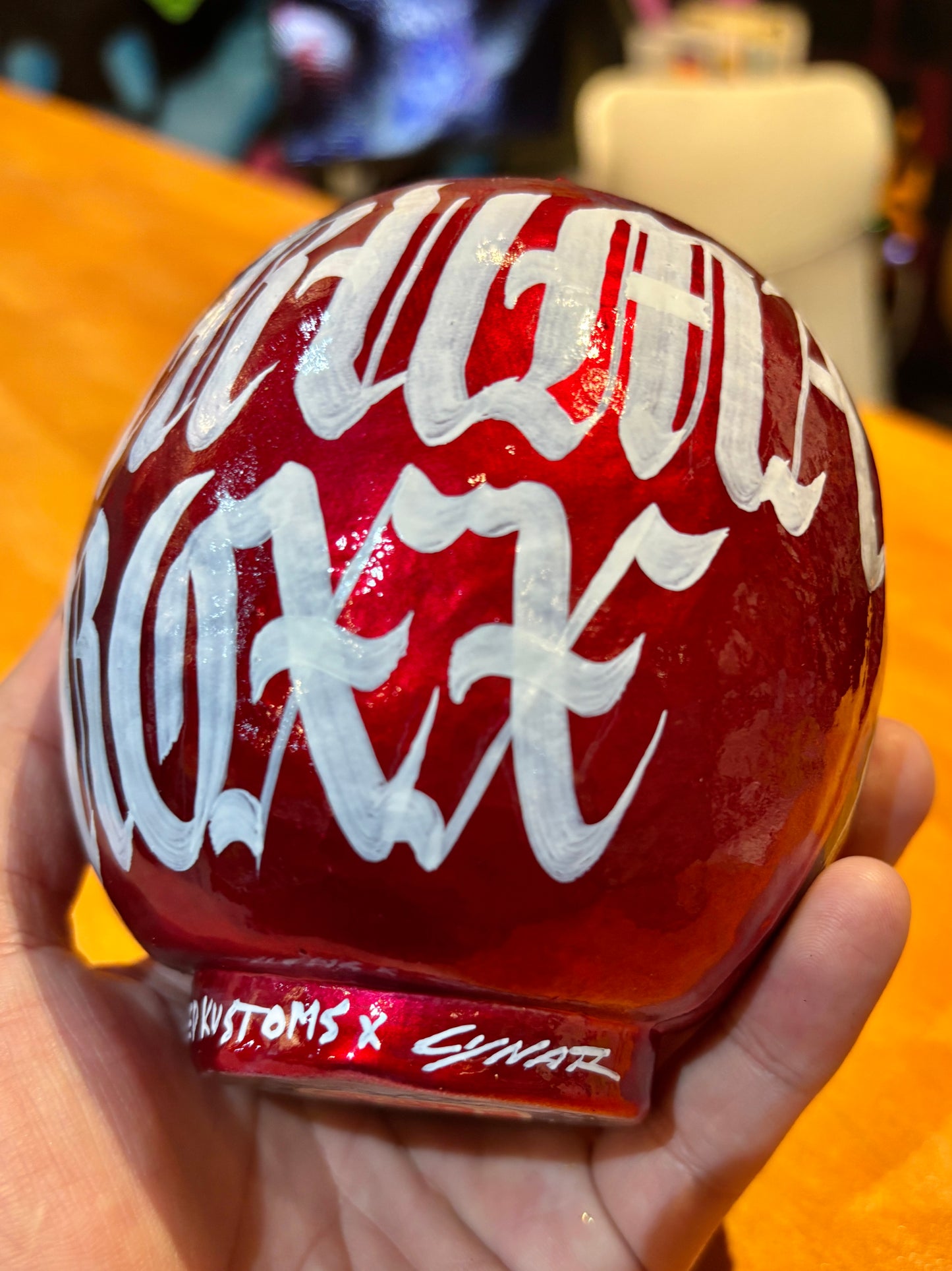 CYNAR × UNITED KUSTOMS 「DARUMA ROXX」3rd  C.RED/ W