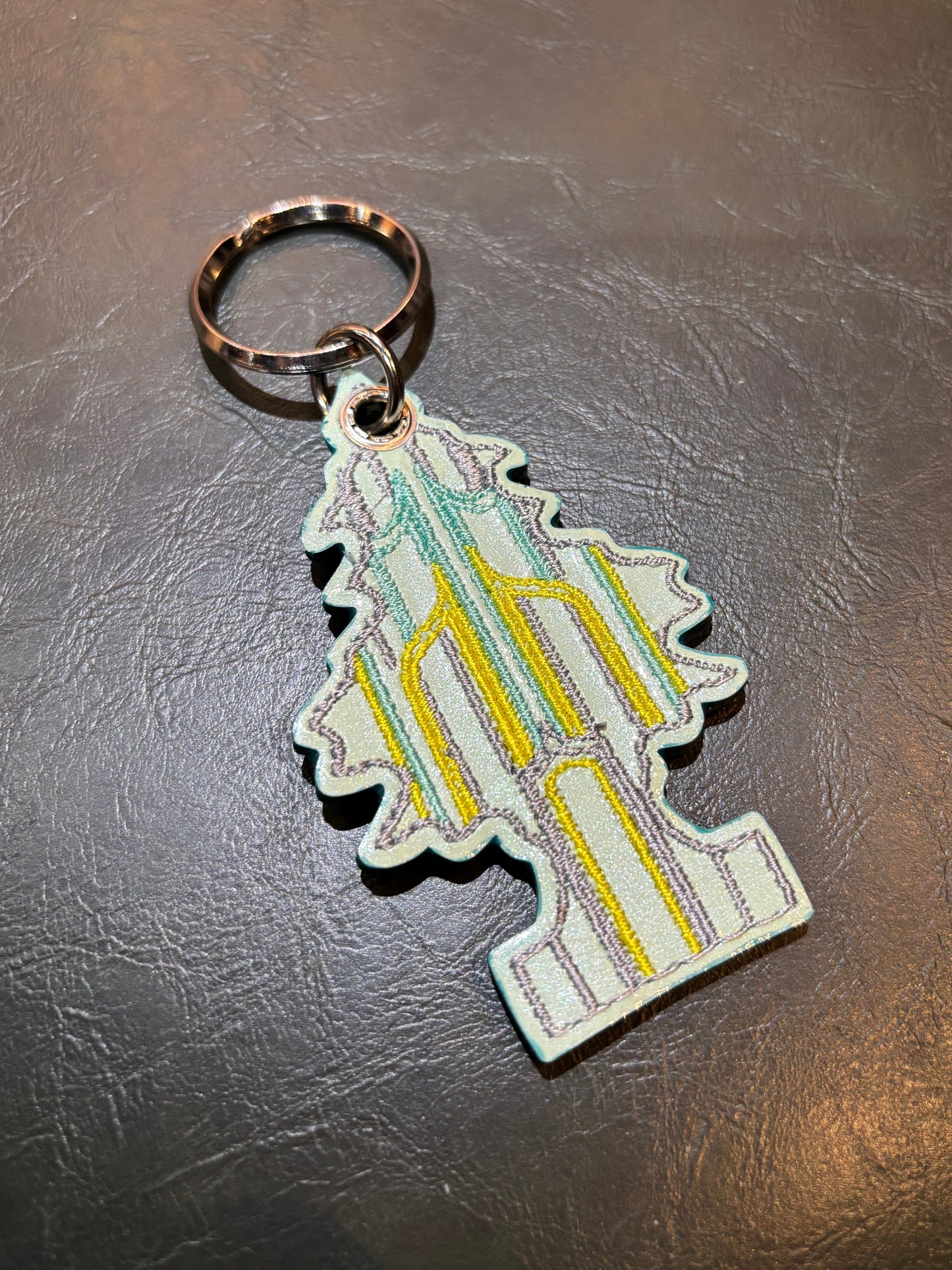 Diner Racer「Genuine Leather Soul Charm」ハンドメイドキーホルダー　