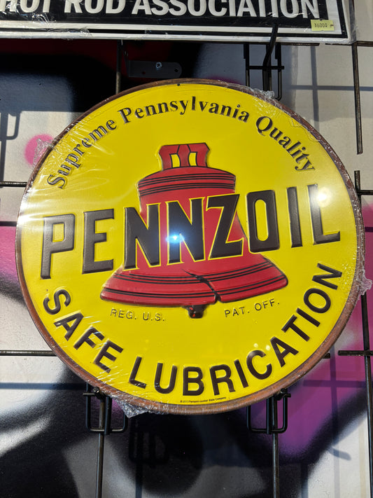 PENZOIL DIECUT エンボスメタルサイン