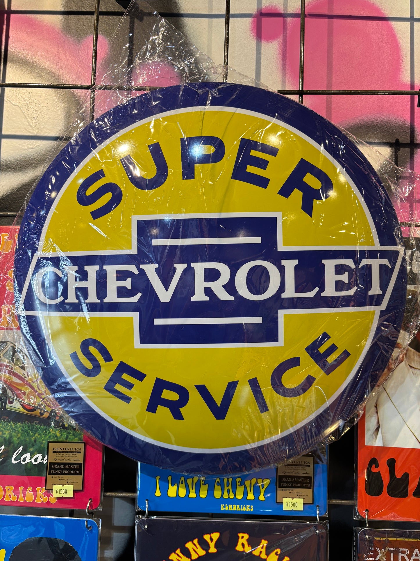 CHEVROLET メタルドームサイン