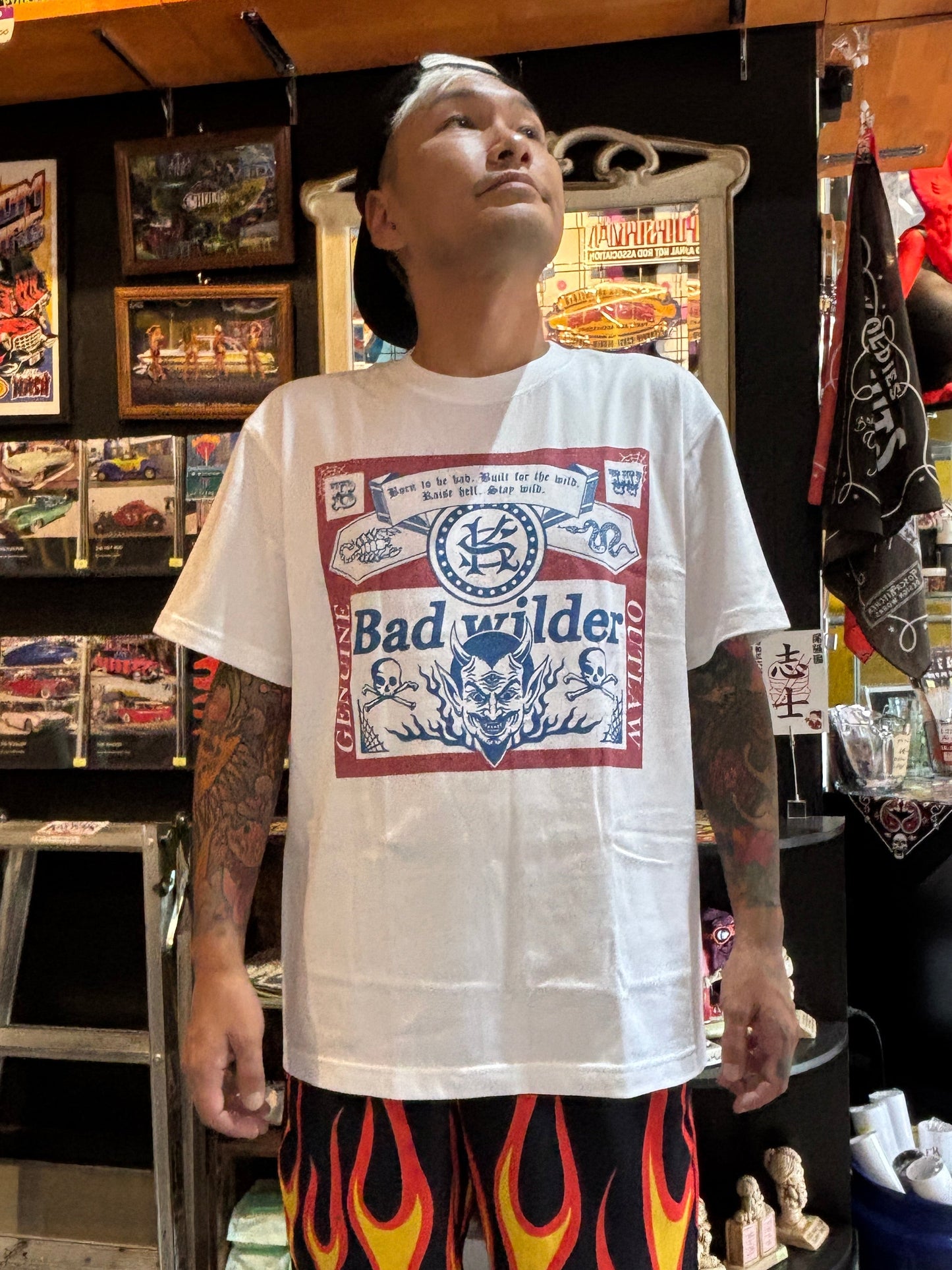 SK OLDIES Short sleeve tee "Bad wilder"