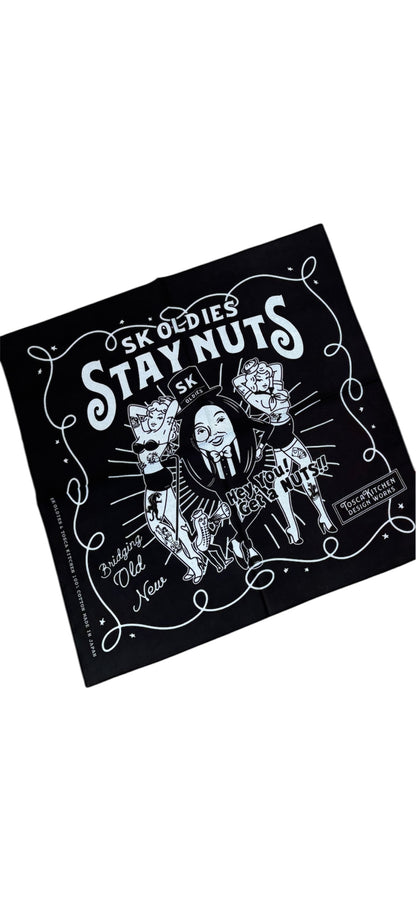 SK OLDIES "STAY NUTS" BANDANA