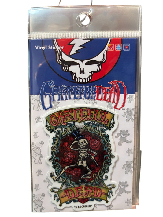 GRATEFUL DEAD ダイカットステッカー SKELETON サークル