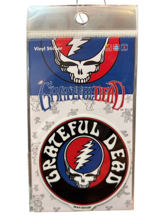 GRATEFUL DEAD ダイカットステッカー サークル ロゴ