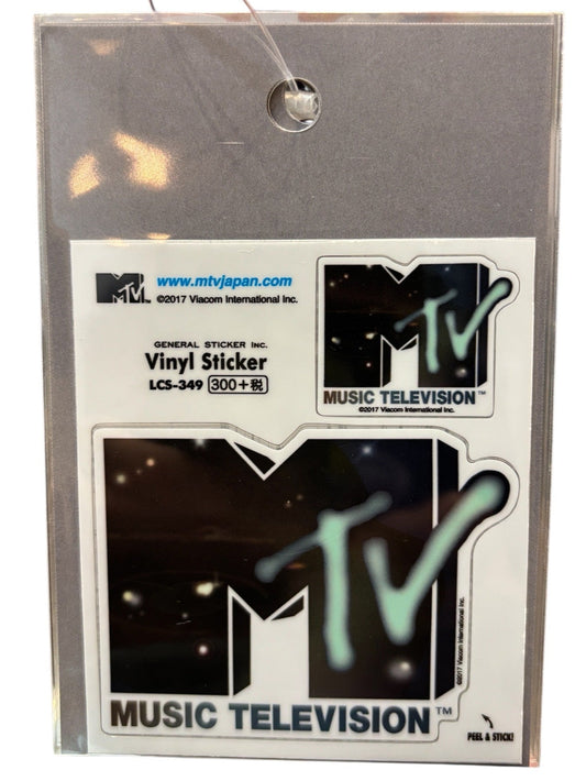 MTV ロゴステッカー スペースネオン