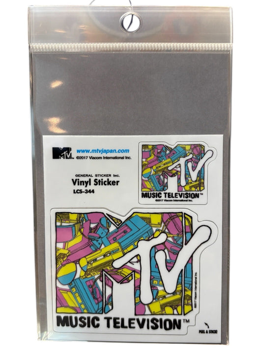 MTV ロゴステッカー カセットテープ