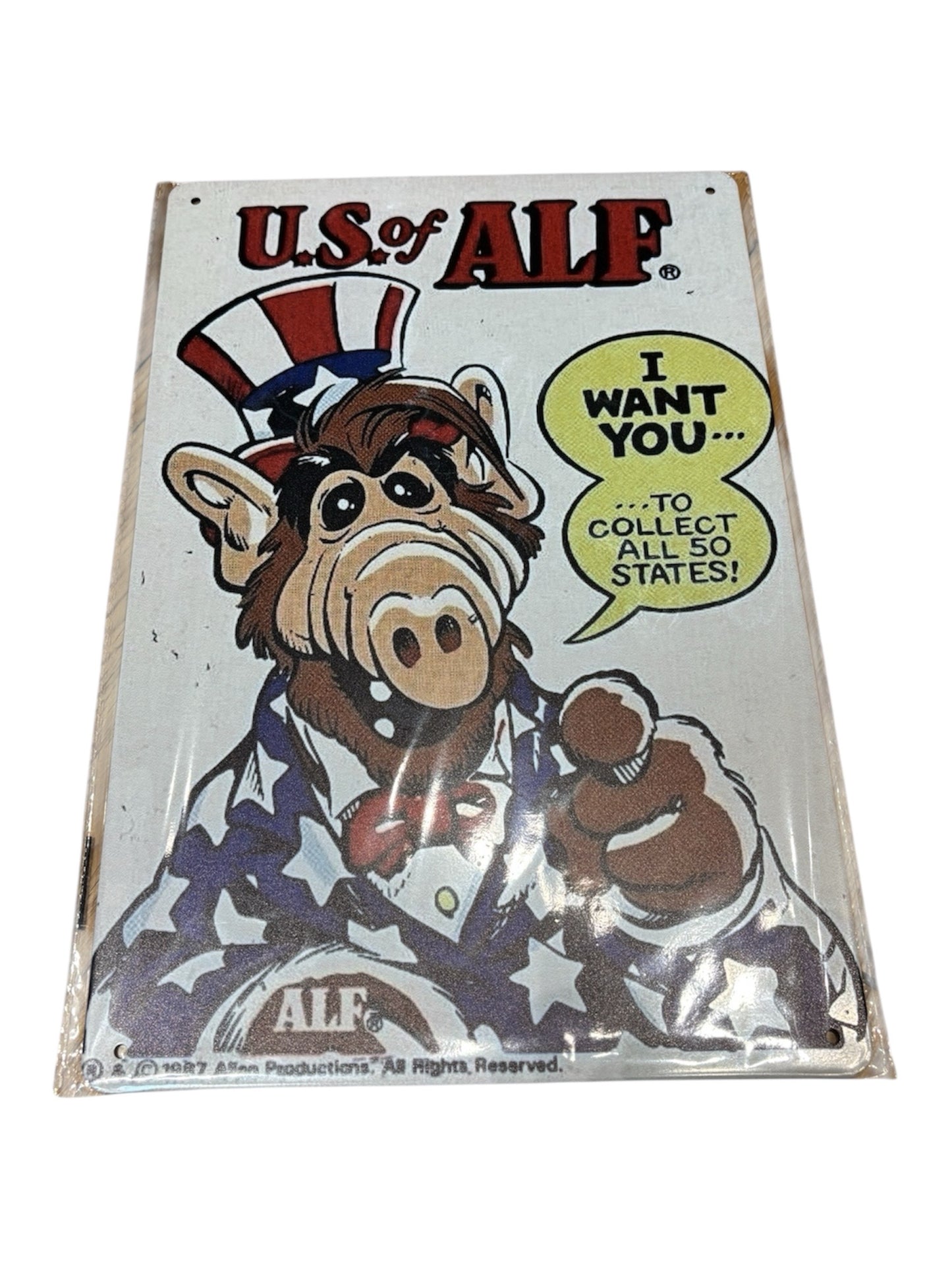 ALF  ブリキ看板　サインボード