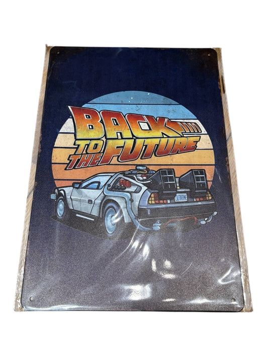 BACK TO THE FUTURE　ブリキ看板　サインボード
